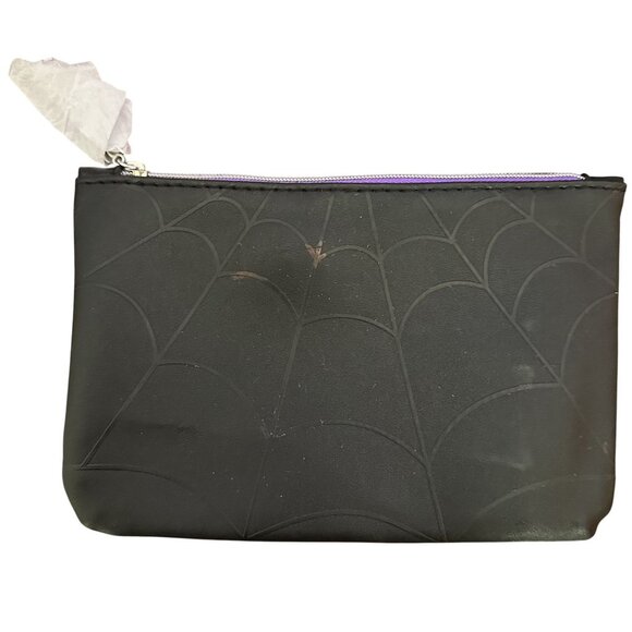 ipsy Handbags - Ipsy Glam Bag October 2022 Black Spiderwebs Halloween Empty Glambag